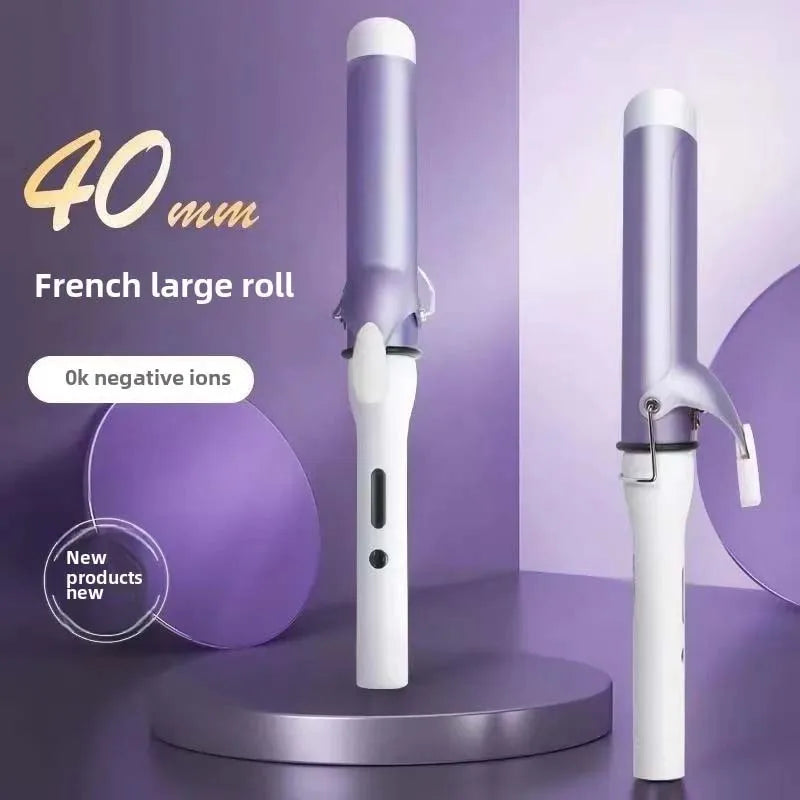 Portable Barrel Curling Wand 40Mm Curling Rod Home Big Barrel Negative Iron Professional Hair Curler Styling Tools