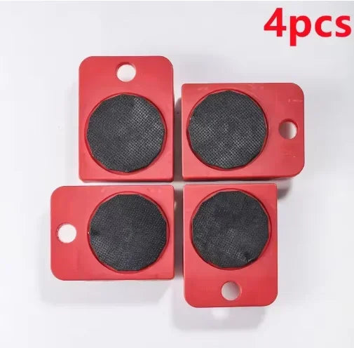 Multipurpose Furniture Mover Set – 2/4/5pcs Heavy Duty Rollers For Effortless Moving & Lifting