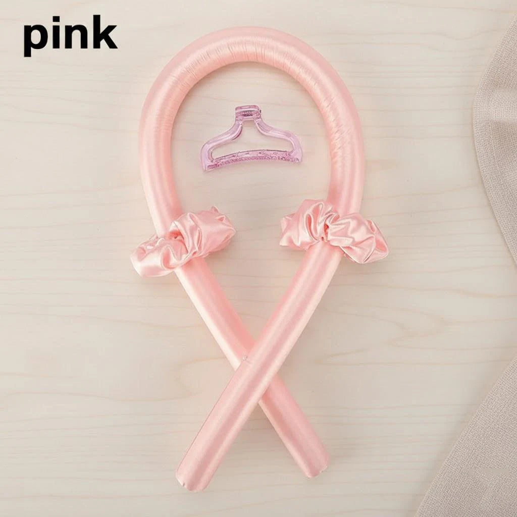 4PCS Heatless Curling Rods Hair Rollers Silk Curling Ribbons Styling Tools for Natural Curls Hair Care Accessories